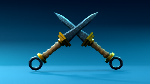 lowpoly  dagger preview image